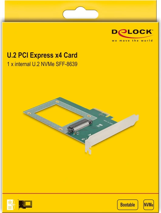 DeLOCK PCIe 4.0 x4 -> U.2 2.5"