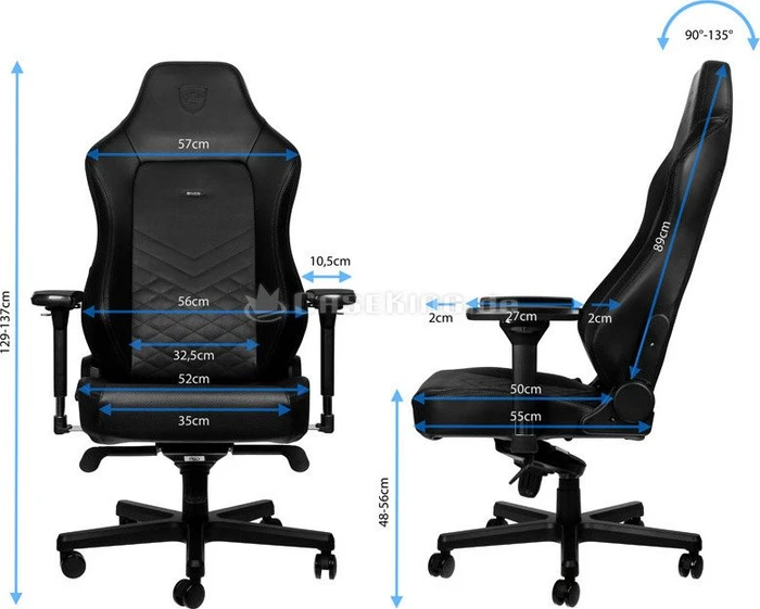 noblechairs Hero Gamingstuhl, schwarz
