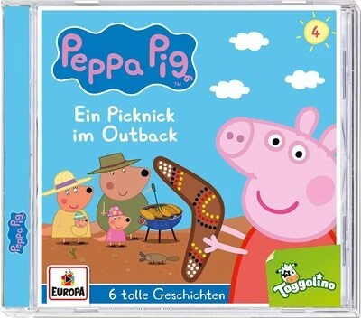 Peppa Pig CD 4 - Ein Picknick im Outback (und 5 weitere Geschichten)