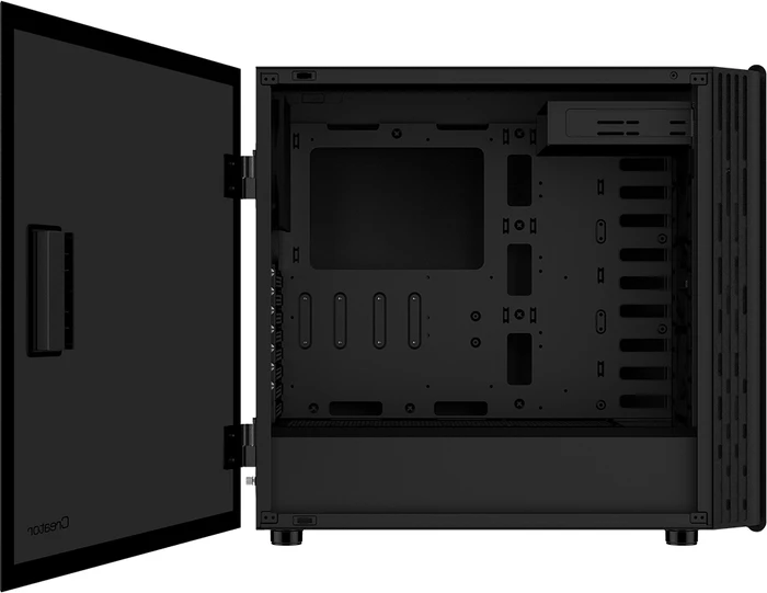 MSI Creator 400M, Glasfenster, schallgedämmt