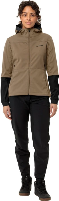 Vaude Qimsa Hooded Softshell Fahrradjacke oat (Damen)