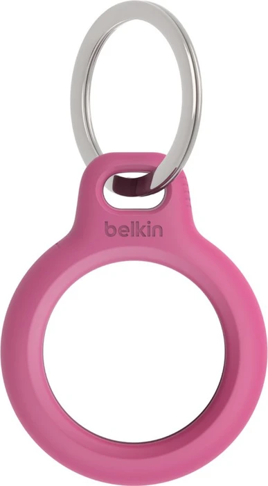 Belkin Secure Holder mit Schlüsselanhänger für Apple AirTag pink
