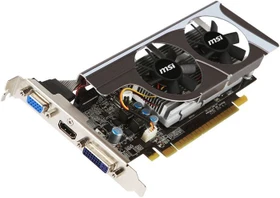 MSI GeForce GT 630, N630GT-MD1GD3/LP, 1GB DDR3, VGA, DVI, HDMI