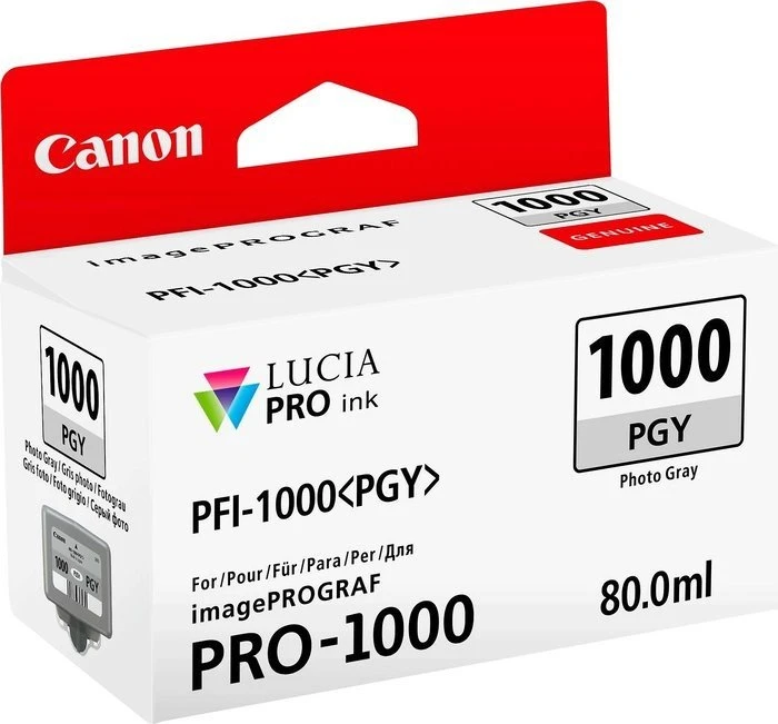 Canon Tinte PFI-1000PGY grau photo
