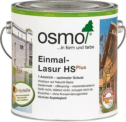 Osmo Einmal-Lasur HS Plus 9261 außen nussbaum, 750ml