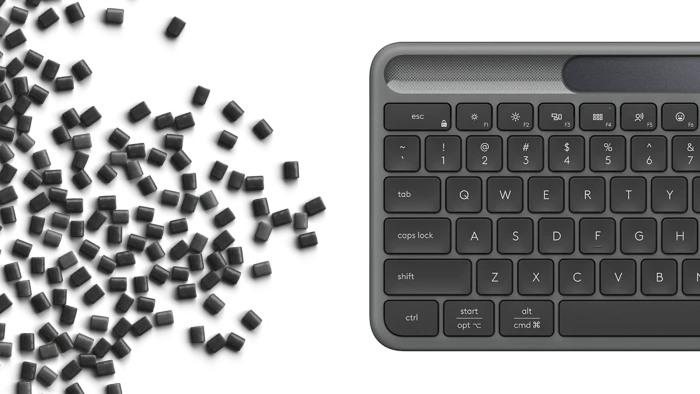 Logitech Signature Slim Solar+ K980 for Business, Grafit, Logi Bolt, USB/Bluetooth, UK