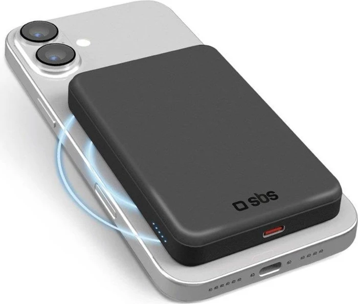SBS Mobile Power Bank Magsafe 5000mAh schwarz