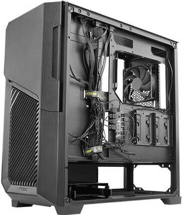 Antec Dark League Dark Phantom DP502 Flux, schwarz, Glasfenster