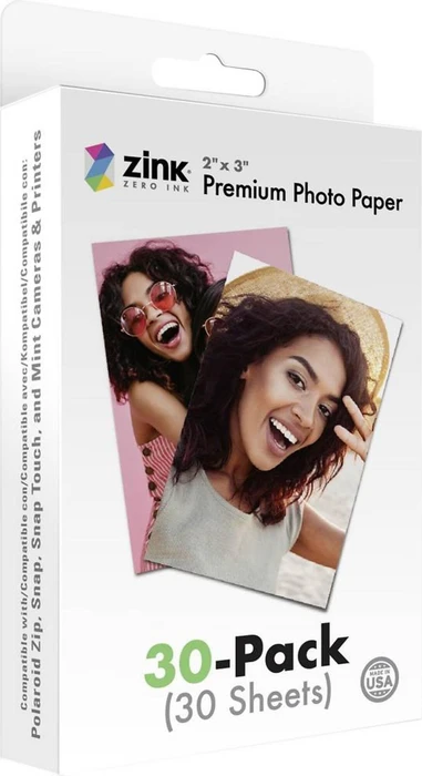 Polaroid Premium ZINK Fotopapier weiß, 50x76mm, 30 Blatt