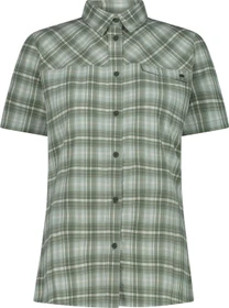 CMP Karomuster Hemd kurzarm salvia/jade/bianco (Damen)