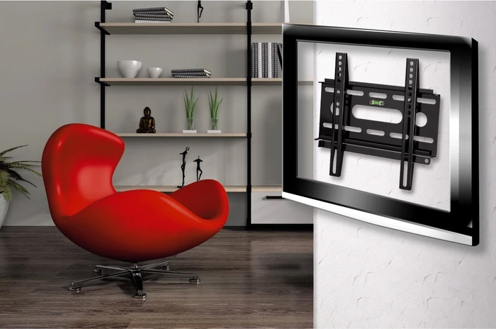 Hama TV-Wandhalterung Fix Ultraslim, 3 Sterne, M schwarz
