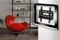 Hama TV-Wandhalterung Fix Ultraslim, 3 Sterne, M schwarz Vorschaubild