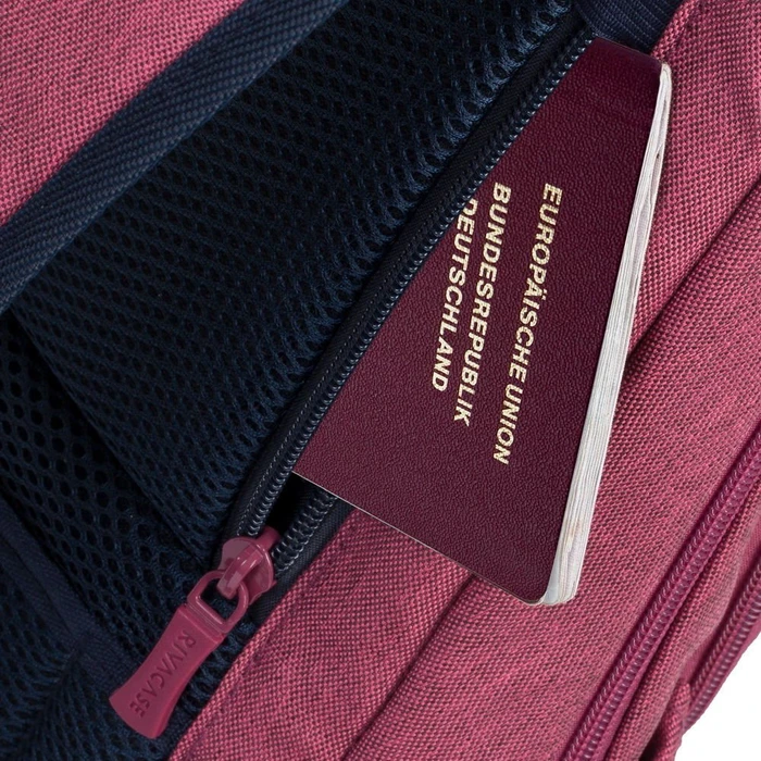RivaCase 7760 Suzuka ECO 15.6" Notebook Rucksack, rot