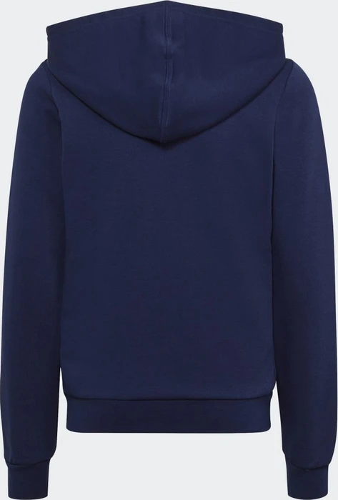 adidas Essentials Linear Logo Kapuze Hoodie dark blue/semi coral fusion (Junior)