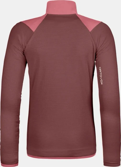 Ortovox Fleece Grid Funktionsjacke mountain rose (Damen)
