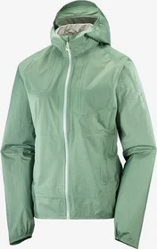 Salomon Bonatti Waterproof Funktionsjacke lily pad (Damen)