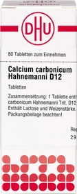 DHU Calcium Carbonicum Hahnemanni D12 Tabletten, 80 Stück