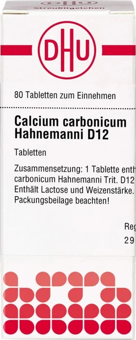 DHU Calcium Carbonicum Hahnemanni D12 Tabletten, 80 Stück