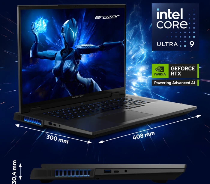Medion Erazer Beast 18 X1, Core Ultra 9 275HX, 32GB RAM, 2TB SSD, GeForce RTX 5090, DE