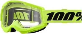 100% Strata Schutzbrille neon yellow/clear lens (Junior)