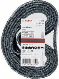 Bosch Professional N480 Best for Inox Schleifband fein, 19x457mm, 10 Stück