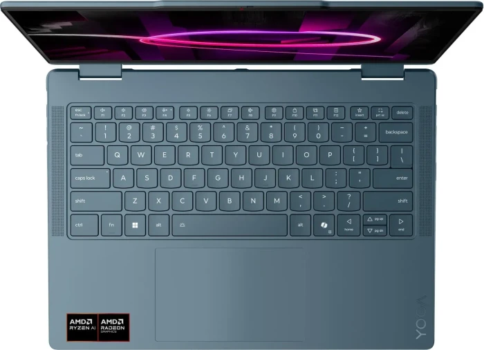 Lenovo Yoga 7a 2-in-1 14AGP11, Tidal Teal, Ryzen AI 7 445, 16GB RAM, 512GB SSD, DE