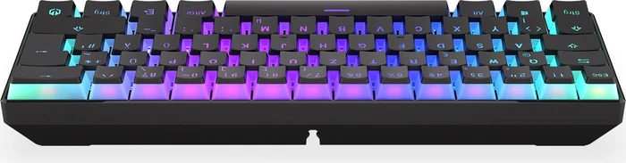 Endorfy Thock Compact Wireless Pudding, PBT, LEDs RGB, hot-swap, Kailh Box RED, USB/Bluetooth, DE