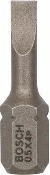Bosch Professional Extra Hart Schlitz Bit 1/4", 4x25mm, 25 Stück