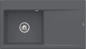 Villeroy & Boch Subway Style 50 Einbau Becken links graphite
