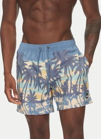 Quiksilver Everyday Straight 15" Badeshorts coronet blue/tropicamo (Herren)