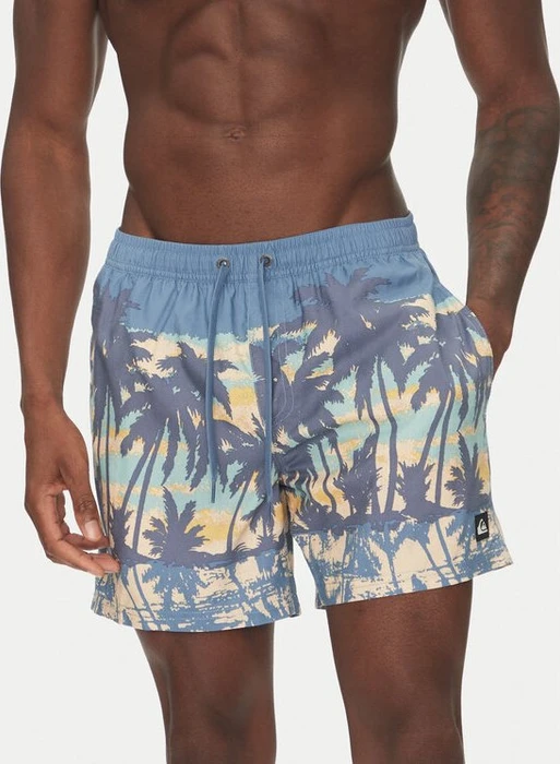 Quiksilver Everyday Straight 15" Badeshorts coronet blue/tropicamo (Herren)