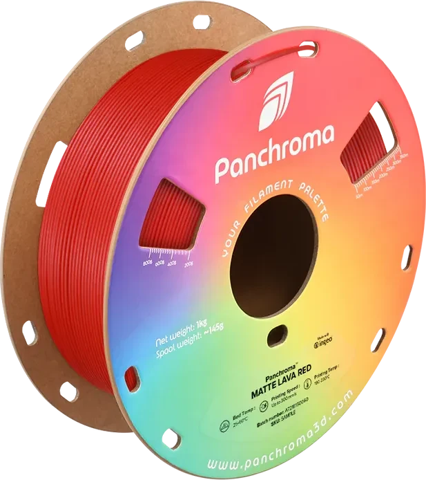 Polymaker Panchroma PLA matt, Matte Lava Red, Spule, 1.75mm, 1.00kg