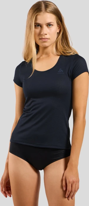Odlo Active F-Dry Light Eco Funktionsshirt kurzarm dark sapphire (Damen)