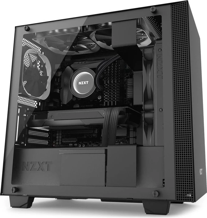 NZXT H400i schwarz, Glasfenster