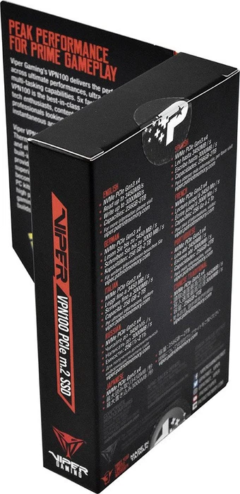 Patriot Viper VPN100 512GB, M.2 2280 / M-Key / PCIe 3.0 x4, Kühlkörper