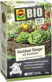 Evergreen Garden Care Compo Bio Hochbeetdünger mit Schafwolle, 750g