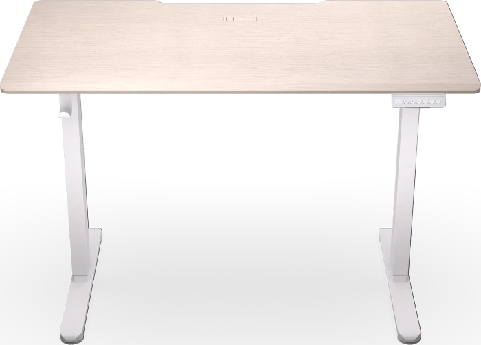 Endorfy Atlas S Electric elektrisch höhenverstellbarer Sitz-Steh-Schreibtisch 114x60cm Light Wood/weiß