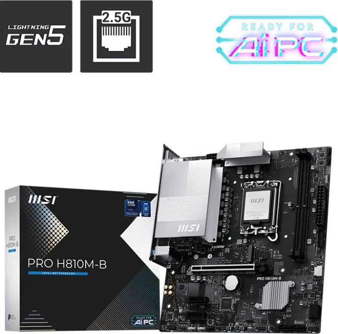 MSI PRO H810M-B (Intel 1851)