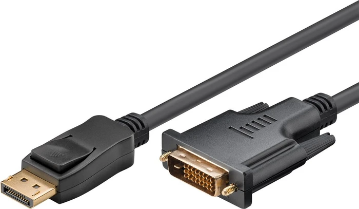 goobay Displayport zu DVI Kabel, schwarz, 2m