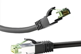 goobay Patchkabel, Cat8.1, S/FTP, RJ-45/RJ-45, 10m, schwarz