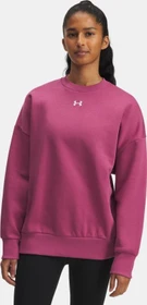 Under Armour Rival Fleece Sweatshirt fuchsia dusk/white (Damen)