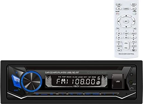 Creasono MP3-Autoradio, CD, Bluetooth, Freisprechfunktion, USB, SD