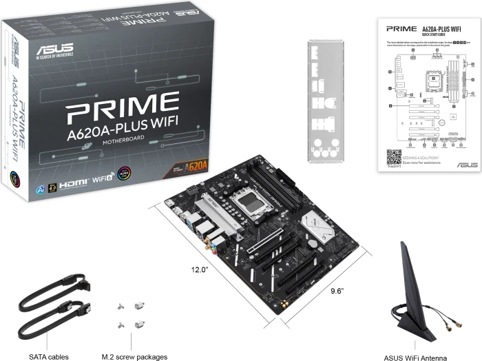 ASUS Prime A620A-Plus WIFI (AMD AM5)