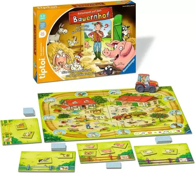 Ravensburger tiptoi Spiel: Rätselspaß auf dem Bauernhof