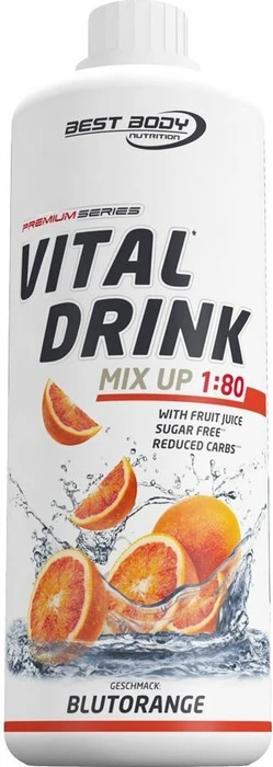 Best Body Nutrition Vital Drink Zerop Blut Orange 1l