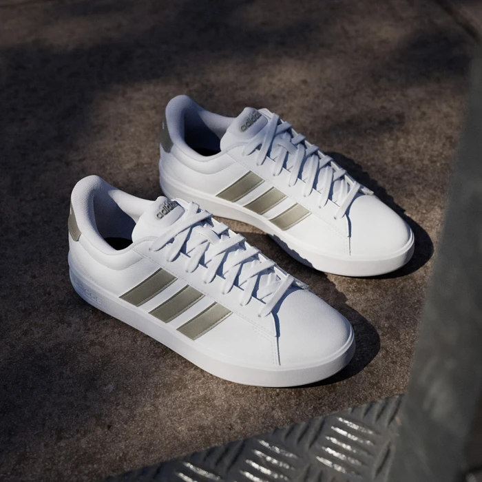 adidas Grand Court 3.0 cloud white/cyber metallic (Damen)