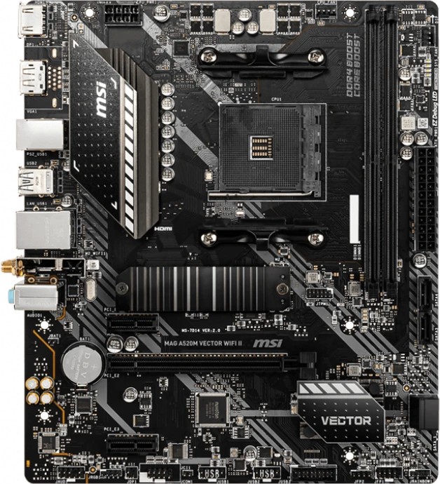 MSI MAG A520M Vector WIFI II (AMD AM4)