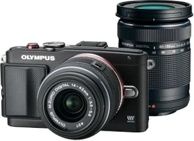 Olympus PEN E-PL6 schwarz mit Objektiv M.Zuiko digital 14-42mm 3.5-5.6 II und M.Zuiko digital ED 40-150mm 4.0-5.6