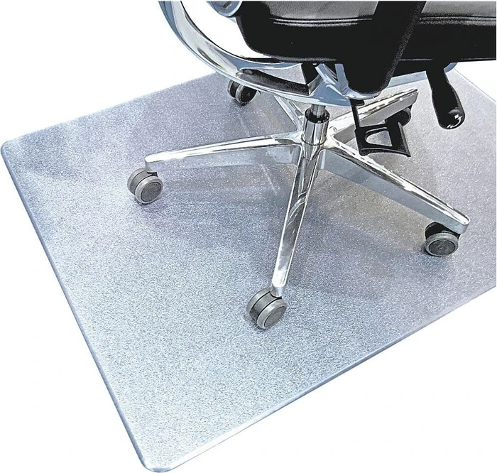 Floortex Cleartex Megamat Bodenschutzmatte, transparent, Polycarbonat