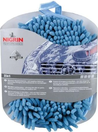 Nigrin Performance Microfaser Waschhandschuh, 1 Stück